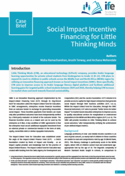social-impact-incentive-financing-for-little-thinking-minds cover
